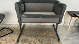Joie Roomie Glide Side Sleeping Crib -  Foggy Grey