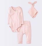 Cloud Island Babygirl Pink 2Pc Bodysuit & Pants Set / Size Newborn