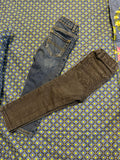 Children’s Place Stretch Skinny Dark Wash Denim & Black / Size 2T