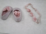 Moonsoon Set of Head Band & Shoes / Size 0-3m