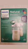 Philips Avent Glass Baby Bottle 8 ft oz / Pack of 2 / Size 3-6m/ 240ml