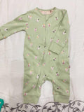 Next Baby Girl Sleepsuit / Pastel Green / Size 3-6m
