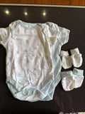 Mothercare Bodysuits 2Pc / Mitten Set of 2Pcs