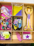 Magnetic Dress Up ( Wooden Box)