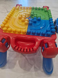 Mega Blocks Table with Blocks