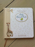 Sophie La Girafe Baby Record Book