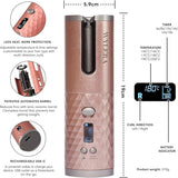 Wylera Hair Dreamwave Cordless Automatic Hair Curler - Perfect Curls in Minutes - Easy to Use and USB Rechargeable with Tangle-Free Technology