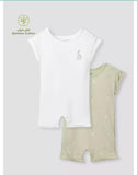 Juniors Rompers with Extended Sleeves / Size 6-9m / Pack of 2
