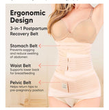 3 in 1 Postpartum Belly Support Recovery Wrap - Postpartum / Size XL