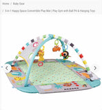 5 in 1 Convertible Play Gym with Balls & Hanging Toys