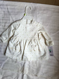 Carter's Baby Girl Polka Dot Fleece Dress / Size 3m