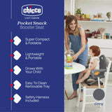 Chicco Pocket Portable Highchair Booster Seat - Dark Grey