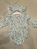 Little Me Baby Dress with Hairband / Size 3m