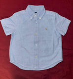 Ralph Lauren Oxford Blue Shirt Short sleeves / Size 24m