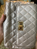 Shoulder Quilted Bag with Long Chain