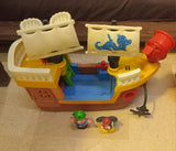 Fisher Price Pirate Boat,Pirate & Bird