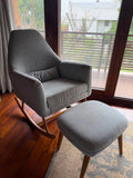 Tiny Tots Rocking Chair with Foot Table