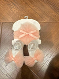 Juniors Booties & Headband Set Baby Girl / Size 0-6m