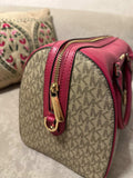 Michael Kors Signature Travel Medium Duffle Satchel Bag