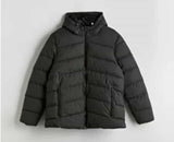Black Puffer Jacket / Size 8-9yrs