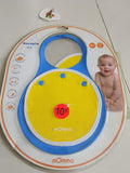Silicone Bib with 2 Removable Cotton Cloth Attachments / Suitable for 4m+
