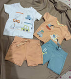 Juniors Shorts & T-shirts / Set of 2 / Age 0-3m