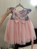 Tulle Princess Dress with Bow / Size 1-2yrs