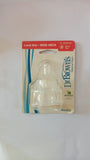2 × Dr Brown's Natural Flow Wide Neck Silicone Teat / Level One / 0m+