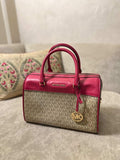 Michael Kors Signature Travel Medium Duffle Satchel Bag