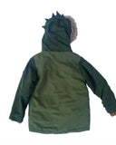 Next Faux Fur Hooded Parka Longline Jacket / Size 2-3yrs