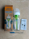 Dr Brown’s Anti-Colic Options+ Wide-Neck Glass Baby Bottle (9 oz / 270ml)