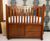 Custom-Made Solid Wood Baby Cot