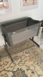 Joie Roomie Glide Side Sleeping Crib -  Foggy Grey