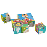 Playtive Puzzle Cubes / 9 Pcs