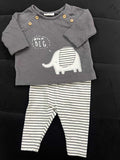 Next Monochrome Sweatshirt & Legging Set / Size Newborn