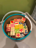 Kadink Wooden Alphabet & Number Blocks