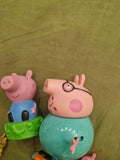 Peppa Pig House with Characters, Plane, Car, Pond & Slide