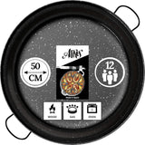 Alises Enamelled Anti-Rust Steel Non Stick Pan