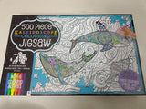 Kaleidoscope Colouring Jigsaw / 500pcs