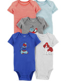 Carter's Bodysuits / Set of 5 / Size 6m