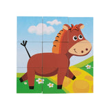 Playtive Puzzle Cubes / 9 Pcs
