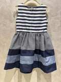 Bonnie Jean Girls Dress Sleevless Striped Dress / Size 3T