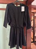 Zara Black Satin Dress / Size XS