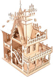3D Puzzle House, Pre-Cut Dream Villa Model Kit  DIY / Count 183 Pcs
