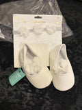 Monsoon Corsage Bando & Bootie Set Ivory / Size 6-12m