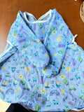 Full Sleeve Adjustable Size Baby Bib with High Chair & Table Covering
