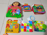 Set of 6 Fabric Books
