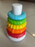 Rainbow Stacking Stack Up Colorful Ring Tower From Entertainer