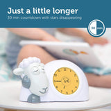 Zazu Sam Sleep Trainer - Grey Sheep Alarm Clock & Night Light