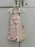 Guess Pink Denim Dungarees / Size 4yrs